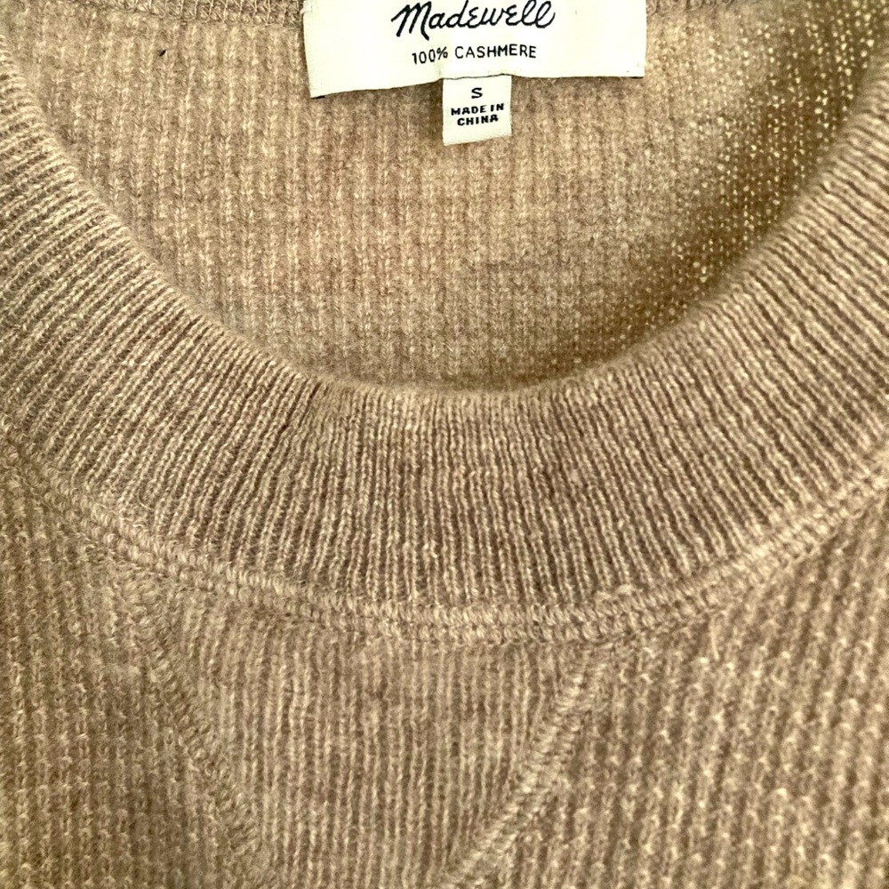 Madewell 100% Cashmere sweater, small